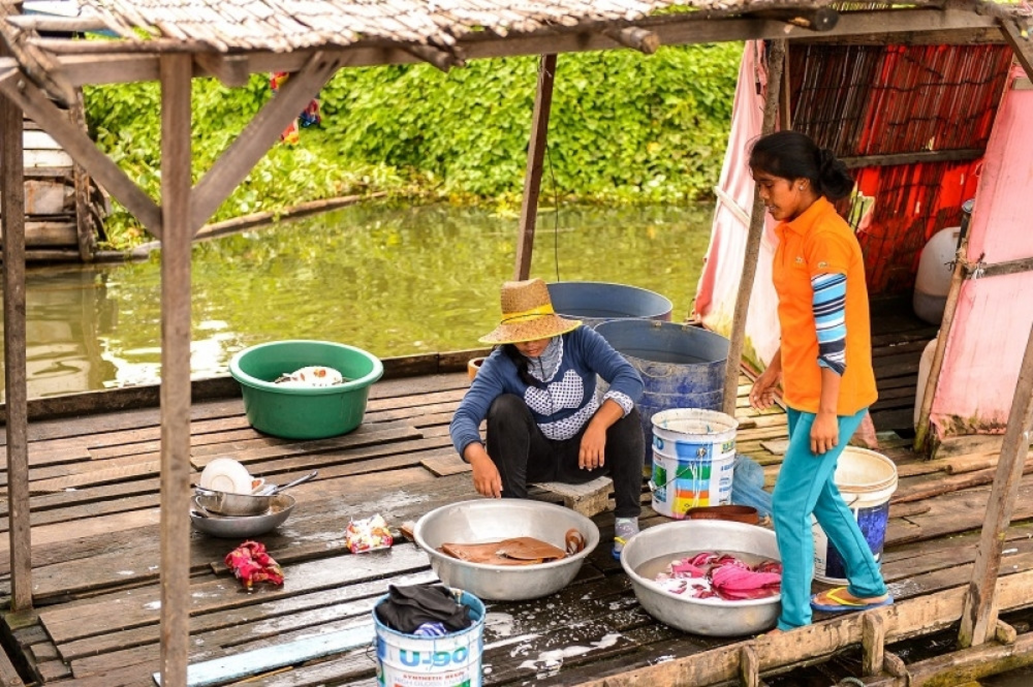 Kambodža, plutajuća sela
