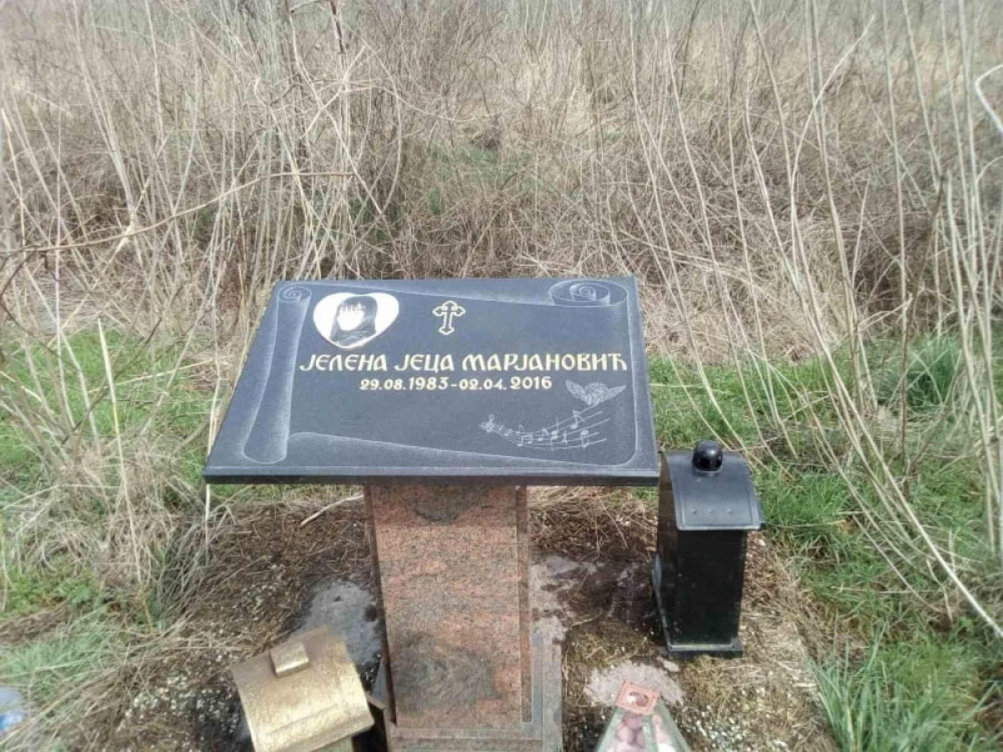 Mesto na kom je ubijena Jelena Marjanović