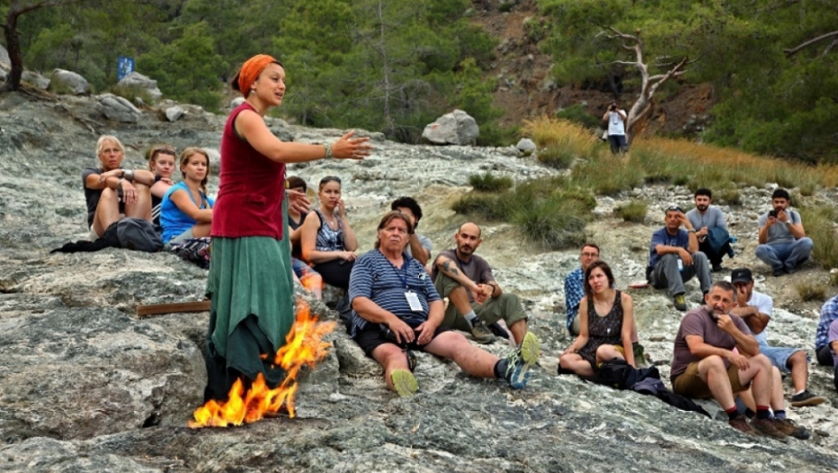 Mount Chimaera, planina Himara, turska, večiti plamen