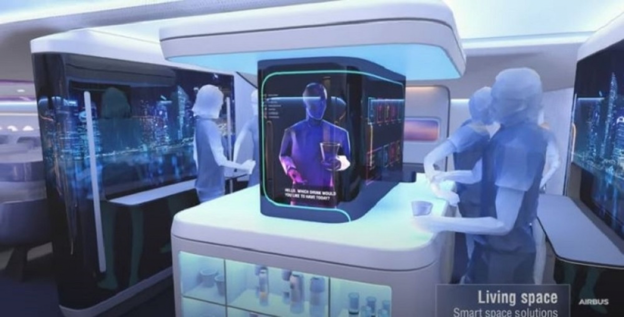 avion budućnosti, kabina, matrix