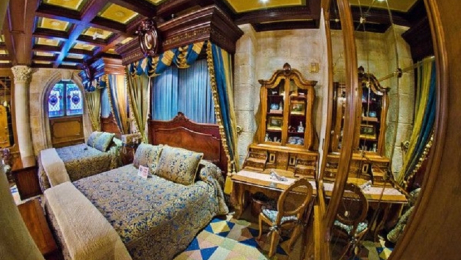 dizni park, pepeljugin dvorac, apartman