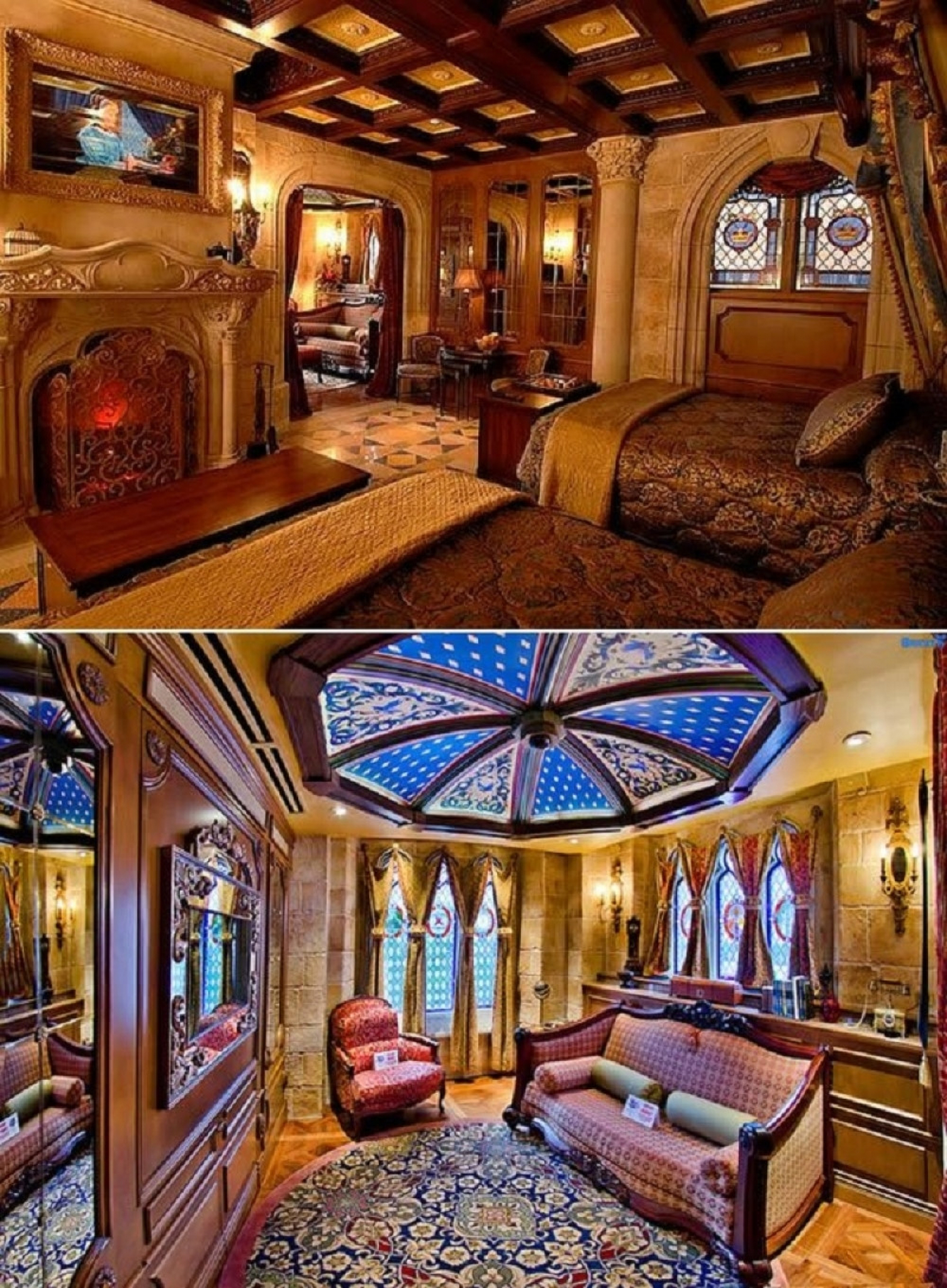 dizni park, pepeljugin dvorac, apartman