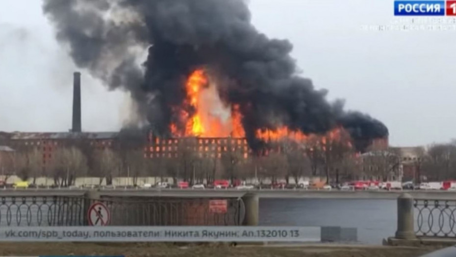 Požar, Sankt Peterburg