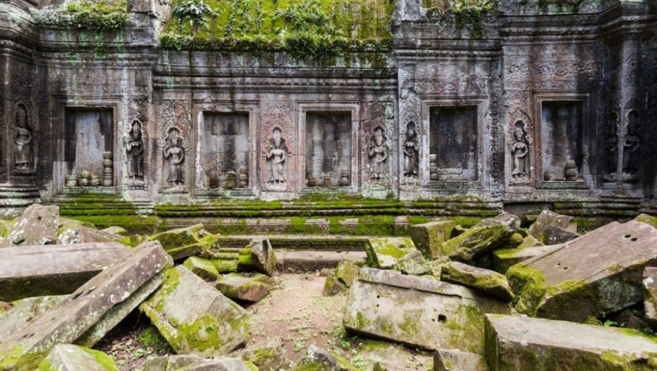 Ta Prom, Kambodža, napušteni grad, istorija