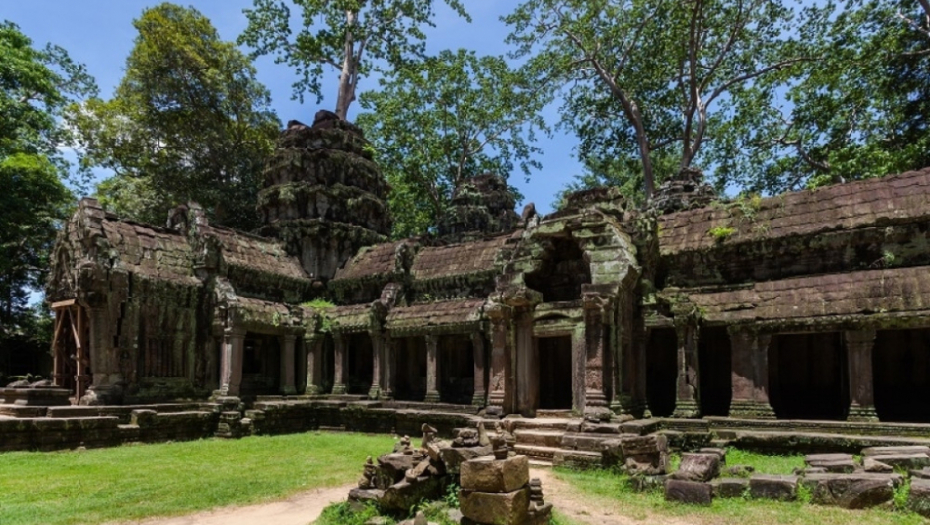 Ta Prom, Kambodža, napušteni grad, istorija
