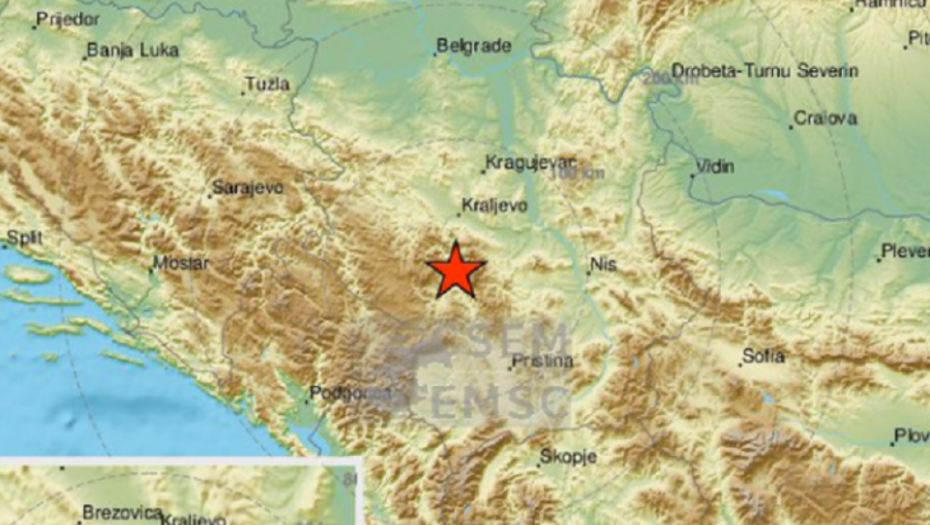 zemljotres, Srbija