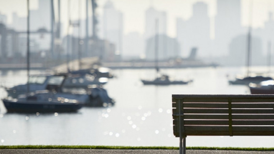 klupa, klupica, reka