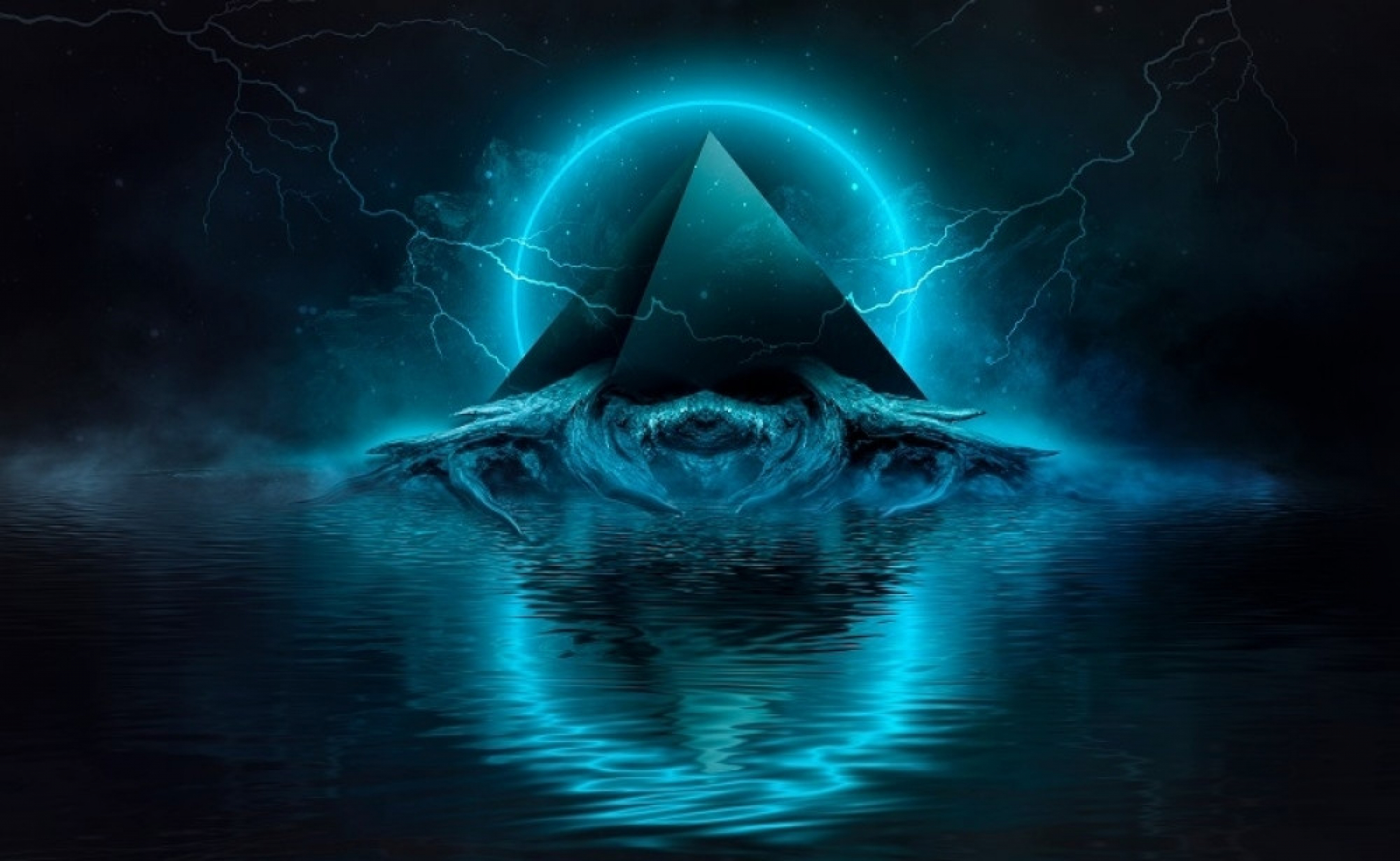 piramida, piramida u vodi, bermudski trougao