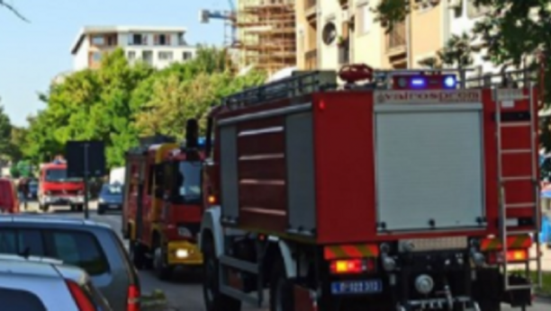 POŽAR U GARAŽI Vatrogasci stigli na vreme, nije bilo povređenih