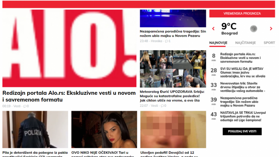 Redizajn portala Alo.rs: Ekskluzivne vesti u novom i savremenom formatu