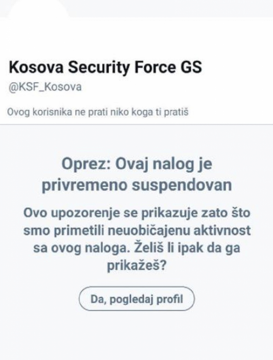 ŠAMAR ZA ALBANCE! Banovane 