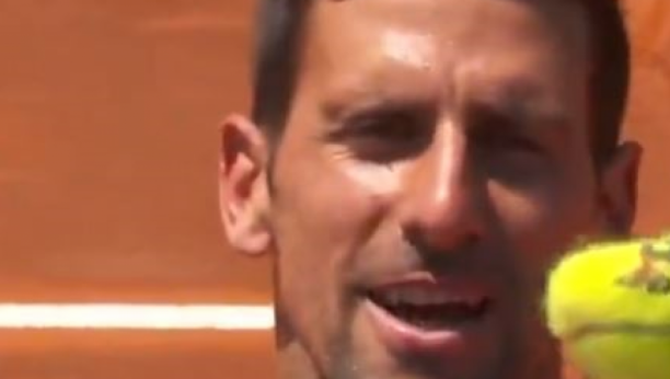 NOVAK TRENIRAO SA MAREJEM PA DOŽIVEO VELIKI PEH! Ovo mu se dugo nije desilo (VIDEO)