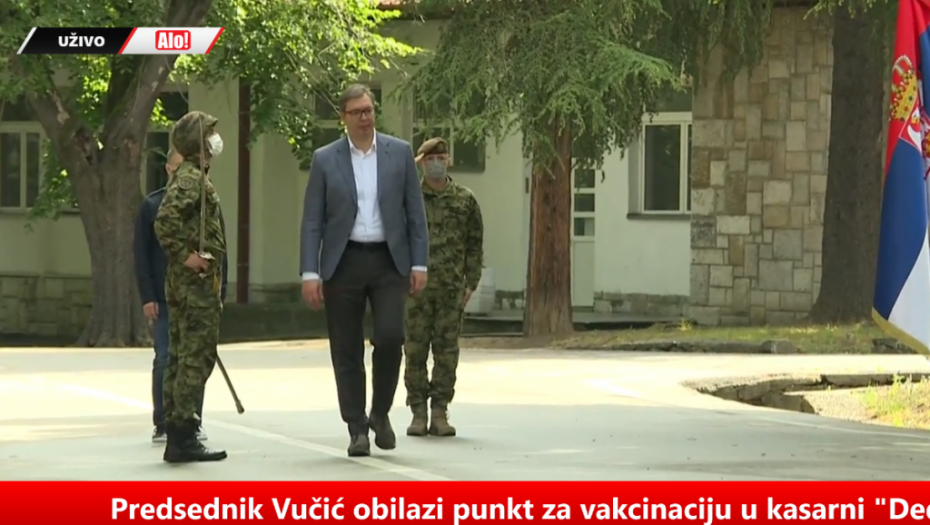 PREDSEDNIK VUČIĆ OBIŠAO PUNKT ZA VAKCINACIJU MMF promenio svoju odluku, čestitam svim građanima Srbije (FOTO/VIDEO)