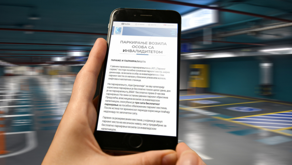 Predstavljen novi sajt „Parking servisa“