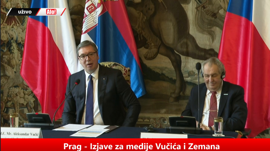 ZEMAN SNAŽNO UZ SRBIJU: Rekao sam Vučiću da ne podleže pritiscima, naše zemlje nisu kolonija EU!
