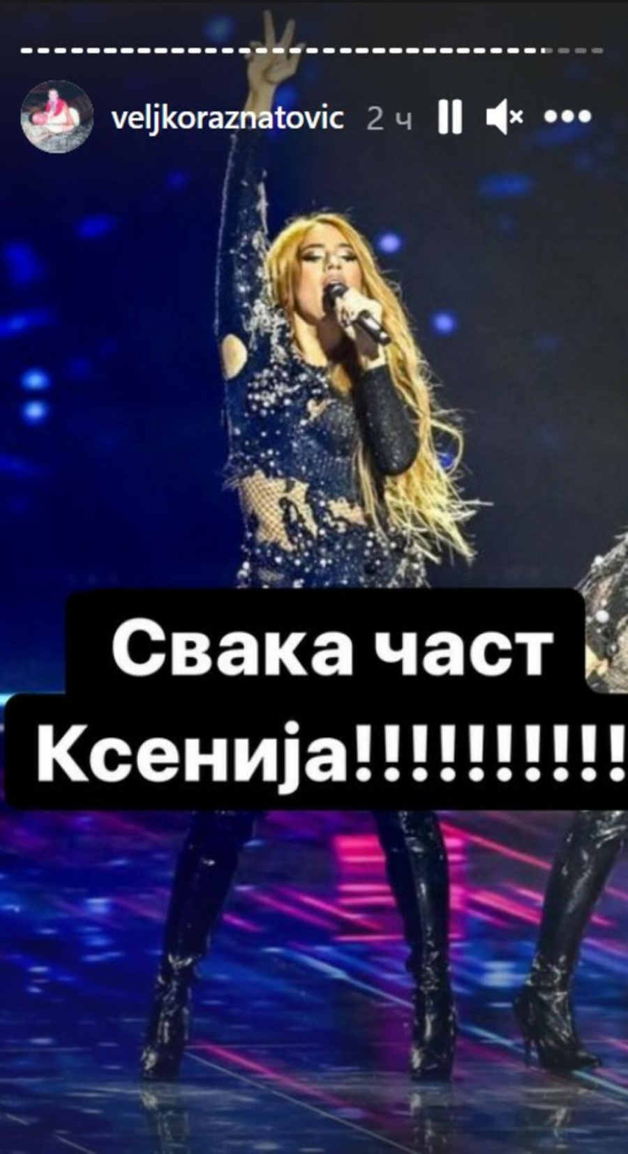 SVI BRUJE O OVOM POTEZU! Veljko Ražnatović oduševljen Ksenijom, javno i direktno joj upitio ove reči! (FOTO)