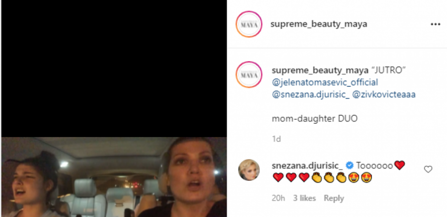 KIDAJU KAKO PEVAJU! Ćerka Snežane Đurišić objavila video iz automobila, a kada čujete raskošni glas pevačicine unuke, oduševićete se! (VIDEO)