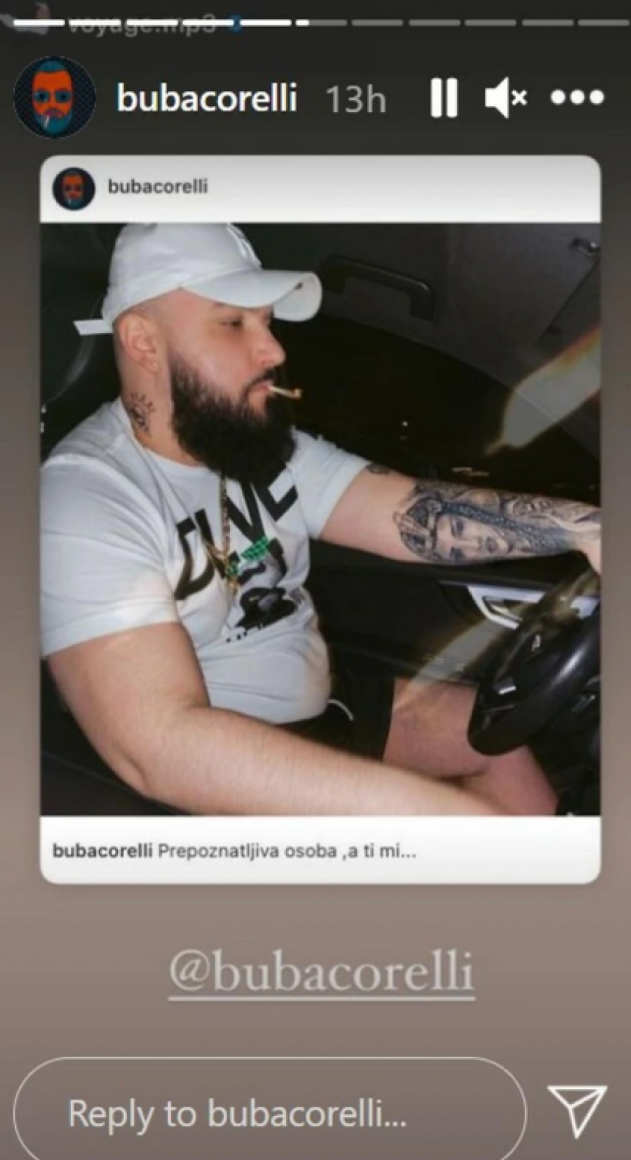 OVO GLEDAJU DECA! Buba Koreli objavio fotografiju iz automobila, javnost zgrožena novim potezom repera i svi se pitaju samo jedno! (FOTO)