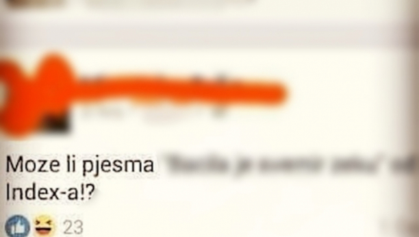 Post koji je nasmejao celu bivšu Jugoslaviju: Tražio je poznatu pesmu od Indexa, plakaćete od smeha kada vidite kako ju je nazvao