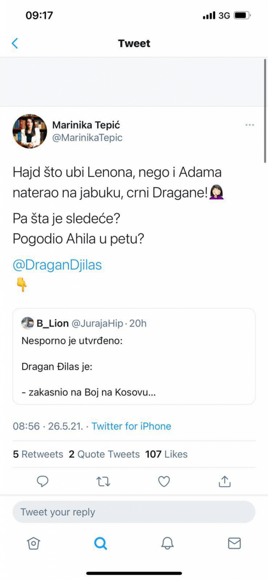 Marinika na jeftin način pokušava da 