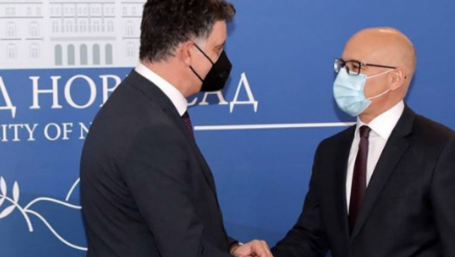 MILOŠ VUČEVIĆ: Drago mi je da nastavljamo saradnju Novog Sada i Tivta!