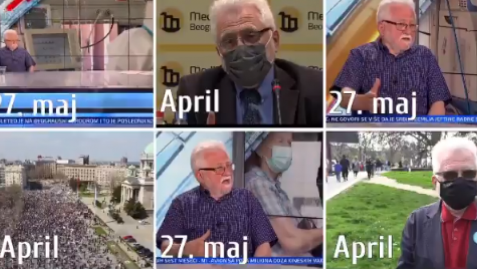 KO OVOM ČOVEKU VIŠE VERUJE?! Prof. dr Zoran Radovanović soli pamet o kršenjima mera, A ON PRE MESEC I PO DANA POZIVAO LJUDE NA MASOVNA OKUPLJANJA!