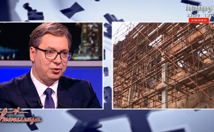 PREDSEDNIK SRBIJE U ĆIRILICI Vučić: Strane sile hoće da izvrše pritisak, ali za Srbiju nema panike oko Kosova