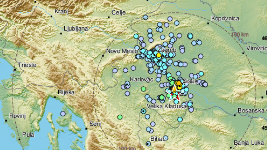 Novi zemljotres pogodio Hrvatsku