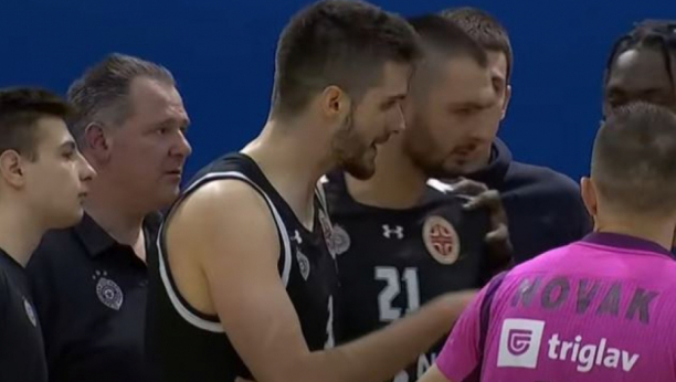 TENZIJE NA KRAJU! Haos posle utakmice Mege i Partizana, morali da razdvajaju košarkaše! (VIDEO)