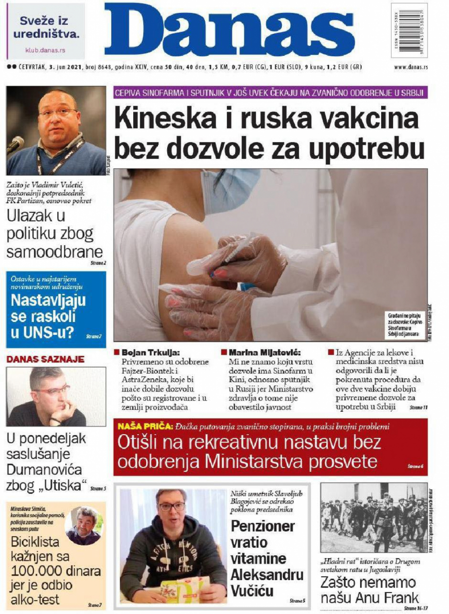 Đilas lagao narod da vakcina nema i da ih ne treba primiti, pa stajao u redu po kiši da primi rusku! Sada opet građanima plasira LAŽI (FOTO)