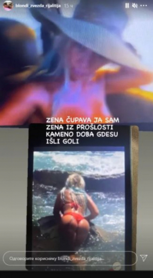 AUUUU, ONA SE KOMPLETNO SKINULA Eksplicitne fotografije u šestoj deceniji majke bivšeg zadrugara, gole grudi 