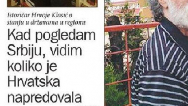 ĐILASOVE NOVINE PONOVO PLJUJU SVOJ NAROD Skandalozan naslov osvanuo u štampi: "Kad pogledam Srbiju, vidim koliko je Hrvatska napredovala"