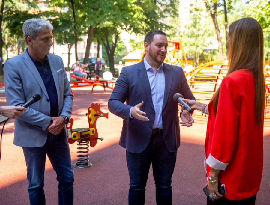 OTVORENO NOVO DEČJE IGRALIŠTE: Radost za male Dorćolce