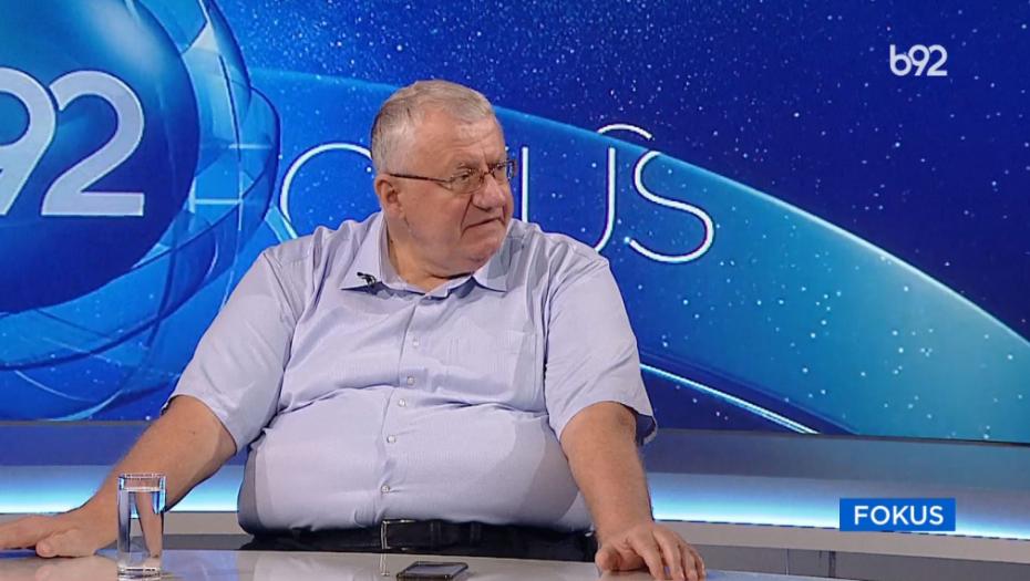 Vojislav Šešelj u emisiji Fokus na B92