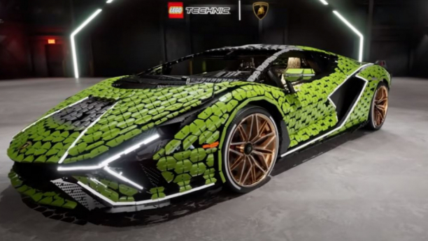 Napravljen je LEGO Lamburdžini u prirodnoj veličini i sastoji se od 400.000 delova, ali to nije sve!