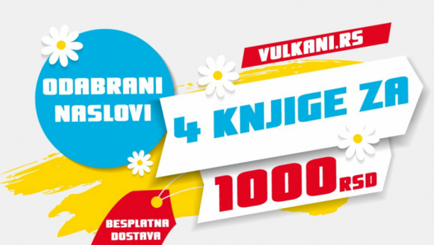 Nova akcija Vulkan izdavaštva – 4 knjige za 1000 dinara (FOTO)