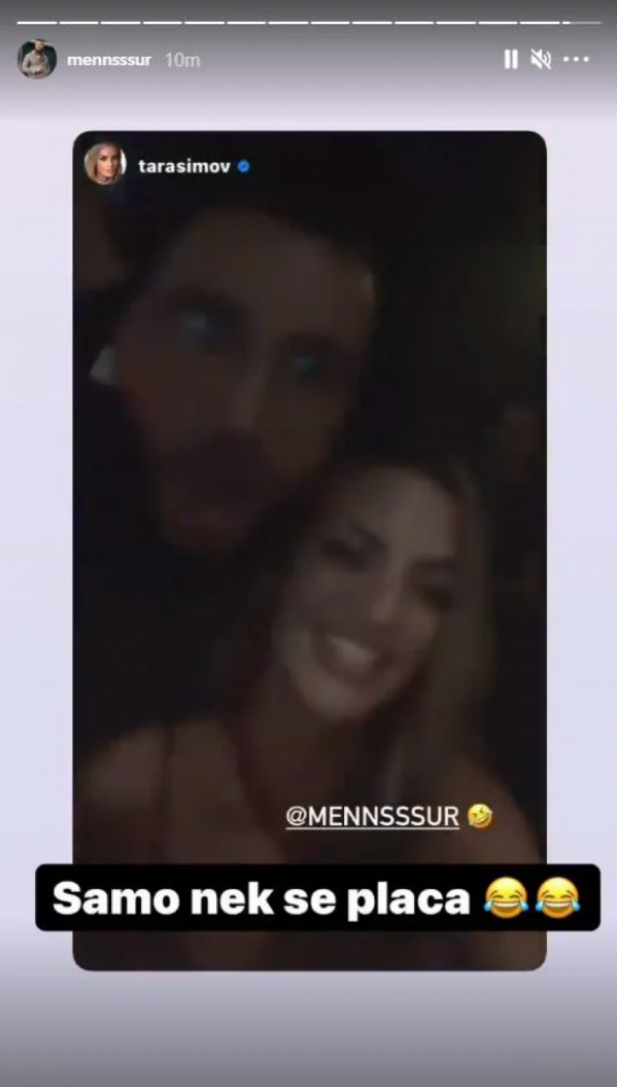 NENAD ĆE POBESNETI KADA SAZNA ZA OVO! Nakon što je uhvaćen u prisnom zagrljaju sa Tarom Simov, Mensur poslao Ša nikad brutalniju poruku (FOTO)