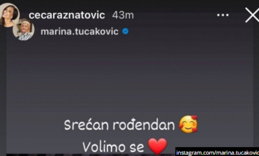 NAKON DECENIJSKE SARADNJE I PRIJATELJSTVA Marina Tucaković se obratila Ceci povodom rođendana (FOTO)
