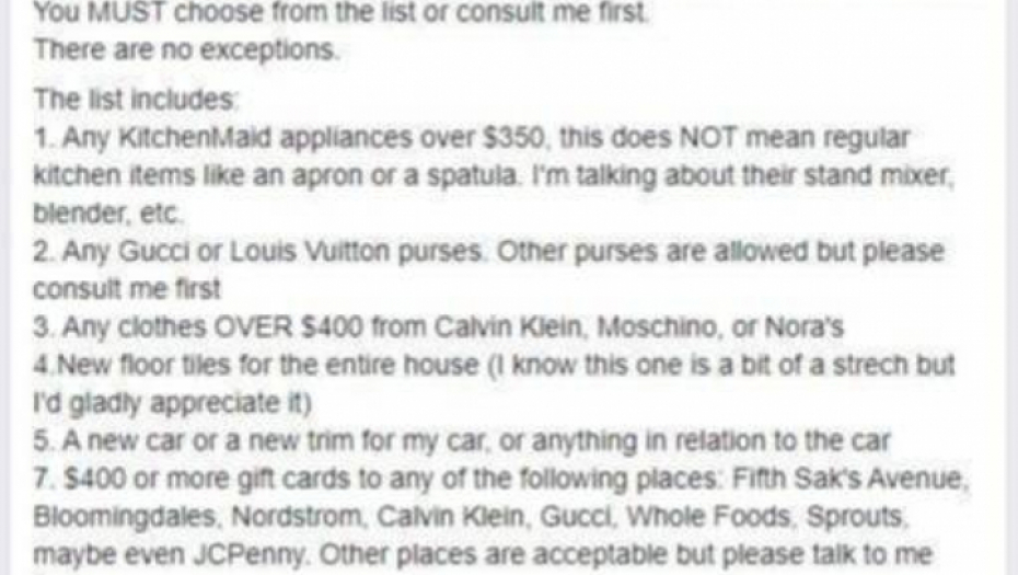 SKANDAL! MLADA UZ POZIVNICE POSLALA I SPISAK POKLONA KOJE PRIHVATA: Ne izlazite mi na oči bez 40 hiljada dinara