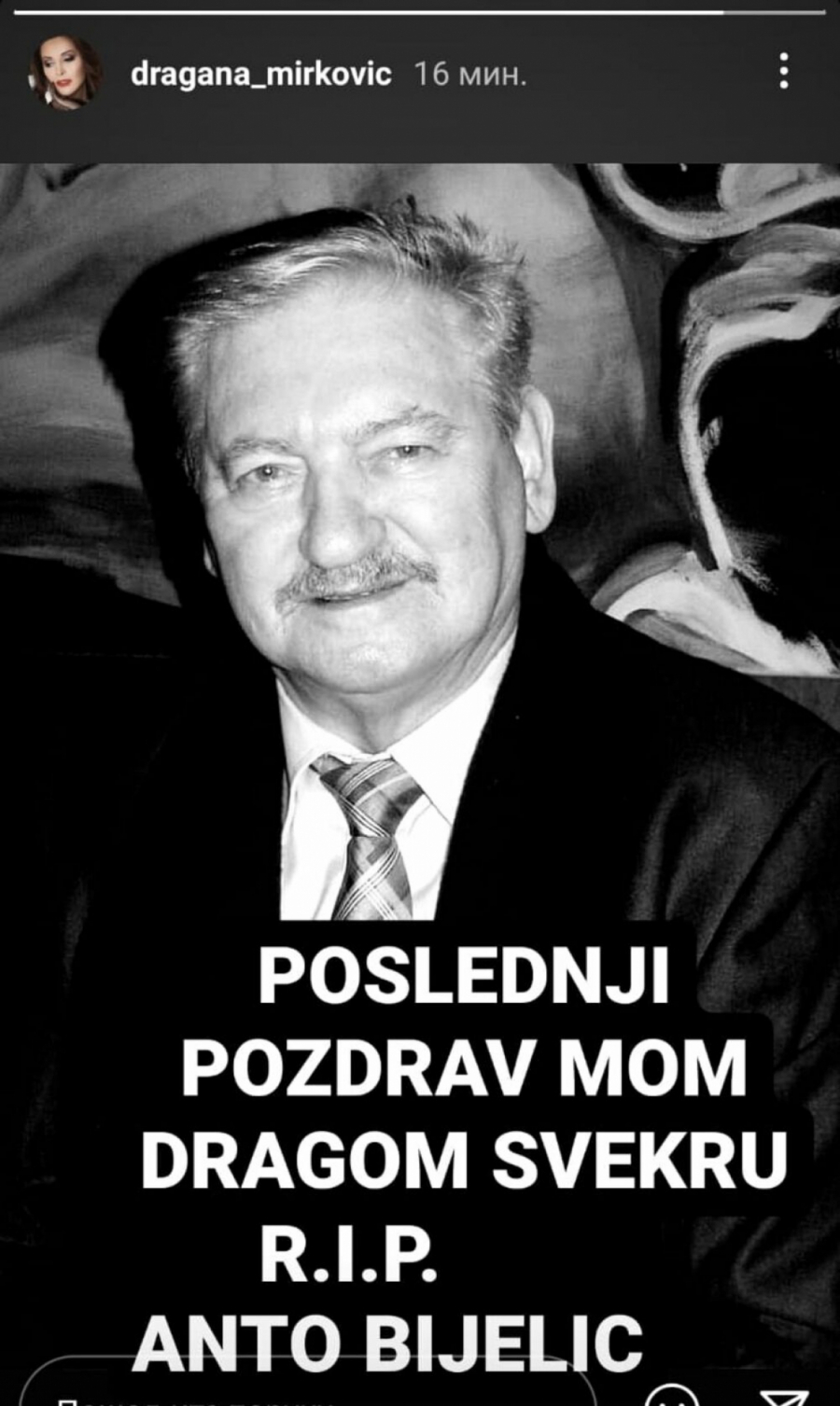 POSLEDNJI POZDRAV Dragana Mirković ne krije tugu zbog smrti svekra, porodica neutešna! (FOTO)