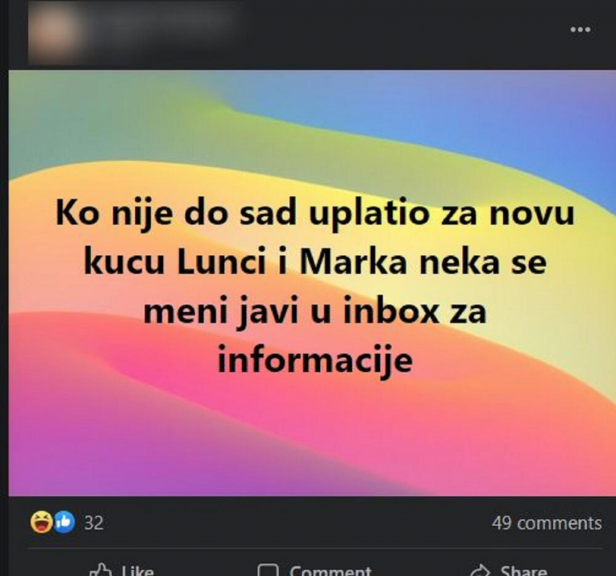 UPALA IM KAŠIKA U MED Fanovi kupuju kući Luninoj i Markovoj bebi, od cifre koju su već skupili će vam pozliti!