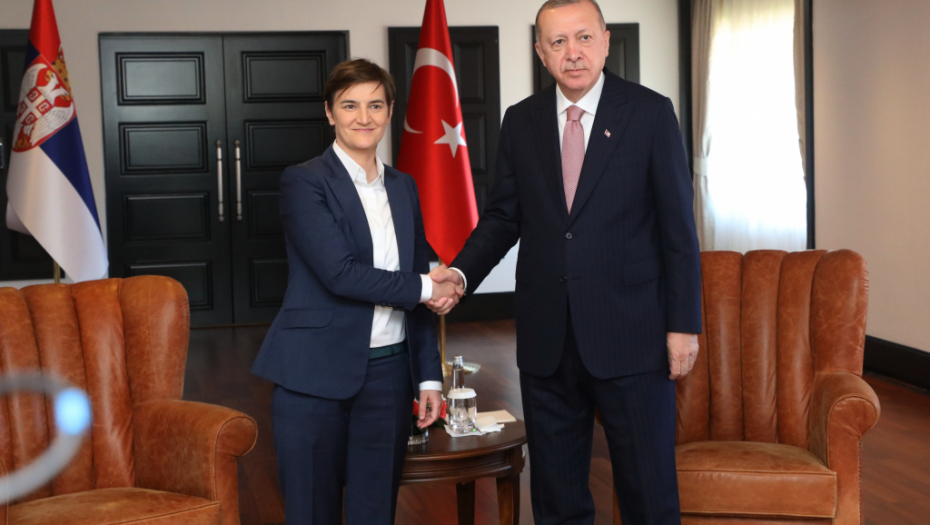 Premijerka Brnabić u Antaliji na sastanku sa Erdoganom