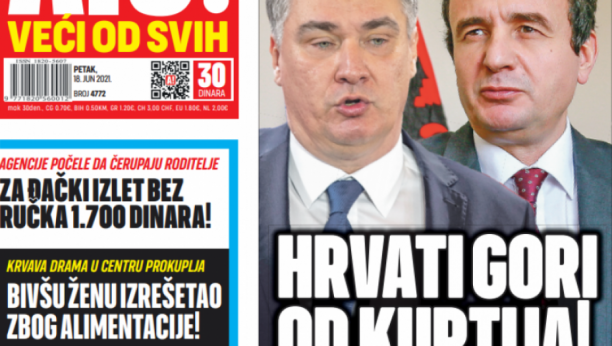 Srbiju bi komadali, a sve ostale granice su im svetinja!  Hrvati gori od Kurtija