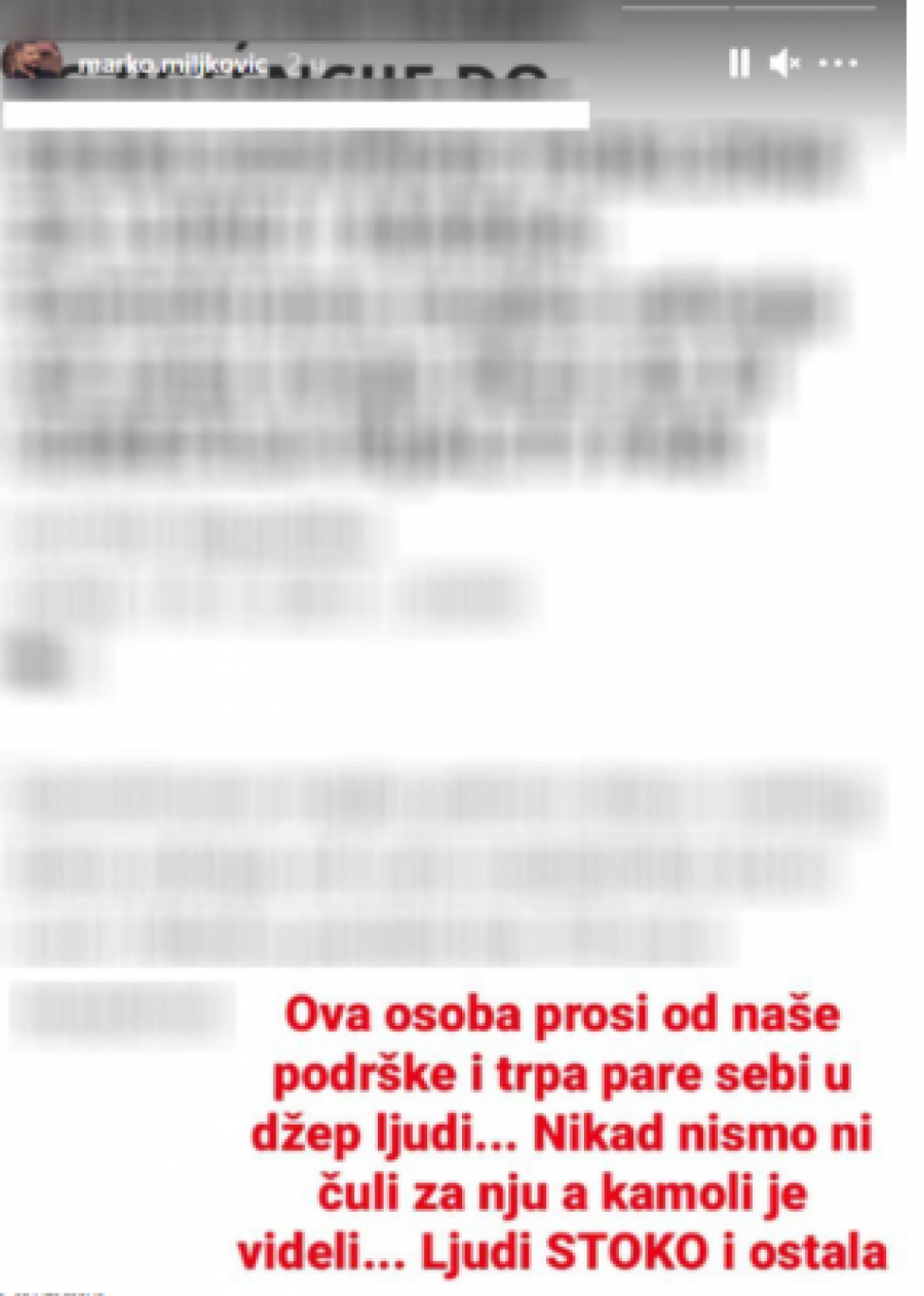 NAKON VESTI DA IM SAMOHRANA MAJKA ŠALJE NOVAC Marko Miljković besan poručio: 