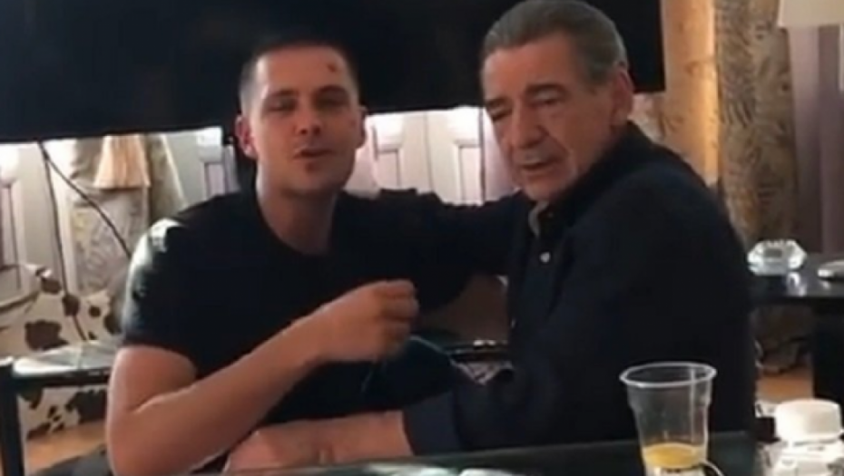 ISPLIVAO SNIMAK POPULARNIH GLUMACA Miloš Biković i Miki Manojlović jedan drugom plaču na ramenu, nikome nije jasno šta se dešava (VIDEO)