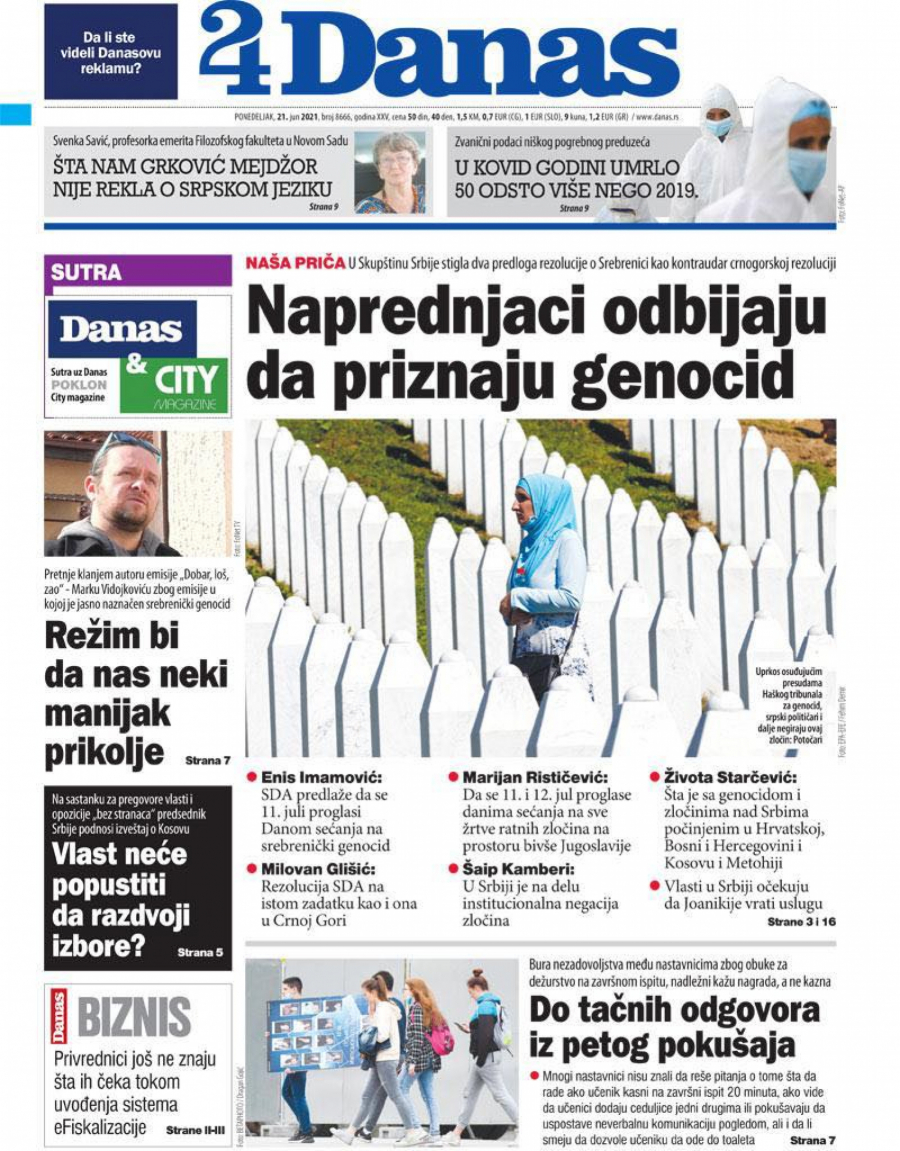 ĐILAS PRITISKA VUČIĆA I SNS DA SE PO SVAKU CENU OSUDE SRBI: Vučiću, moraš nas proglasiti za genocidni narod!