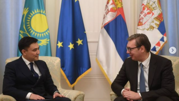 Predsednik Vučić primio odlazećeg ambasadora Kazahstana