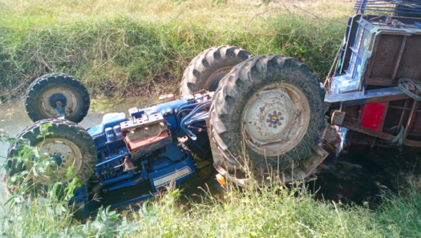TEŠKA NESREĆA KOD SOPOTA Traktor se prevrnuo, vozač na mestu poginuo