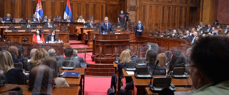 VUČIĆ ODGOVORIO GLIŠIĆU U SKUPŠTINI 