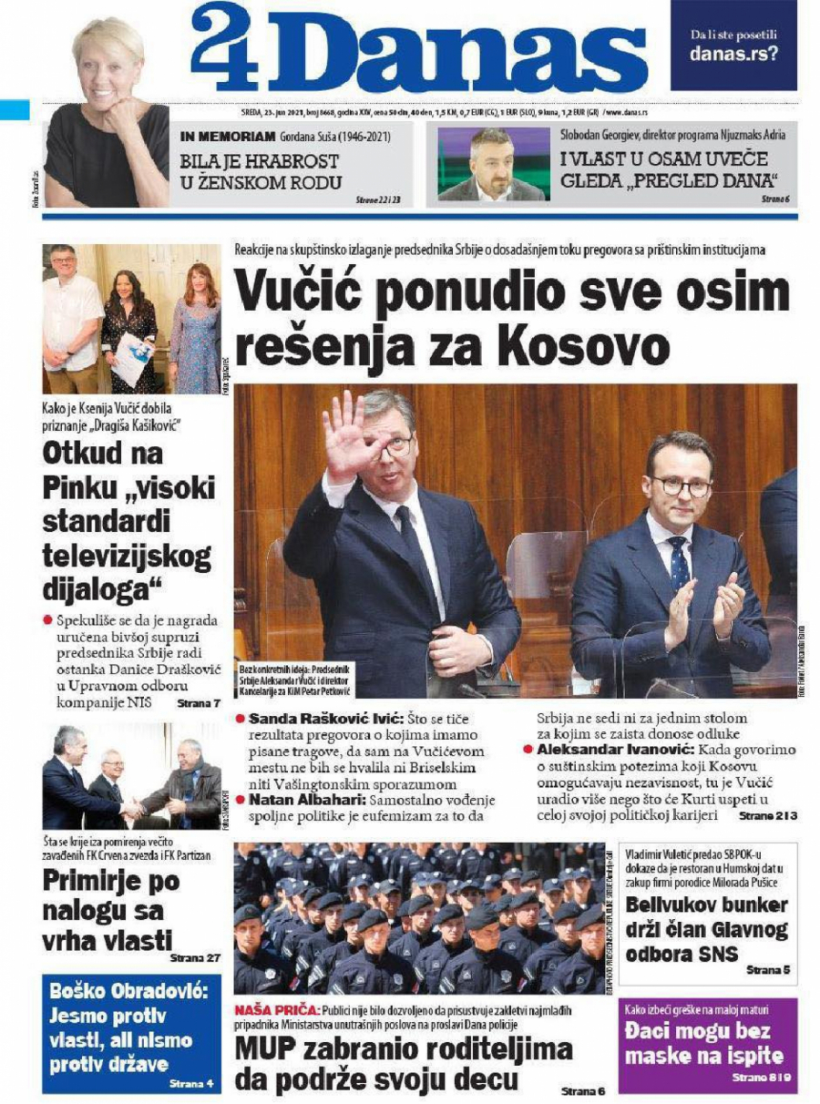 ĐILAS OČAJAN: Vučiću, pristani na Kurtijevo rešenje, priznaj Kosovo!